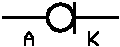 Symbol current regulator diode